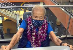 James Chou, el hombre que cumplió 102 años y los celebró ejercitándose en el gimnasio