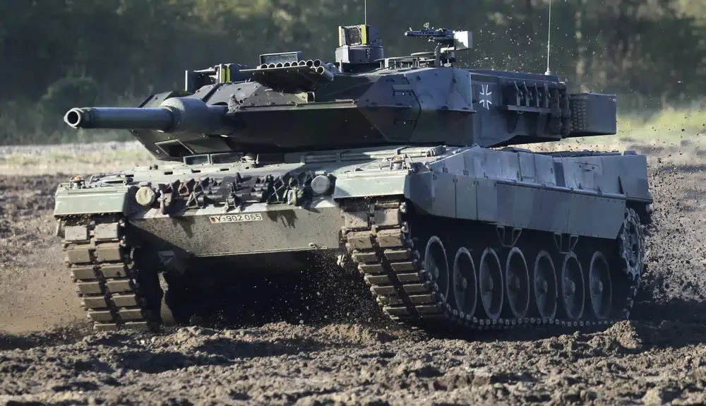 Germany authorizes the shipment of Leopard 2 tanks to Ukraine.  (Photo: AP).