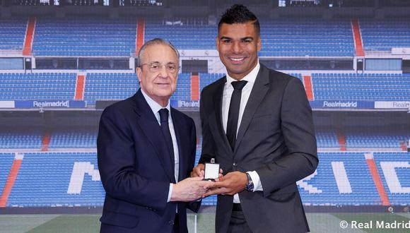 Casemiro le dijo adiós al Madrid en una ceremonia muy emotiva. Te contamos qué dijo previo a su viaje a Inglaterra. (Foto: realmadrid.com)