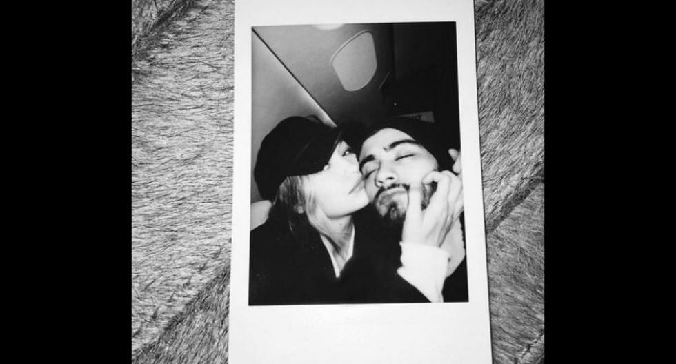 Zayn Malik compartió esta romántica foto junto a Gigi Hadid. (Foto: Instagram)