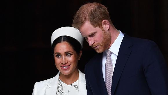Meghan Markle y el príncipe Harry, los duques de Sussex, se casaron el 19 de mayo del 2018. (AFP).