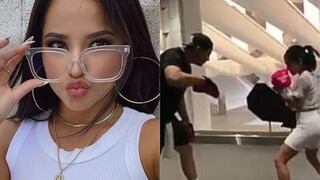 Becky G realiza entrenamiento de box para relajarse: “Se siente bien ponerse el guante” 