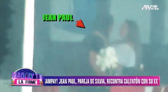 El programa “Magaly TV: La Firme” difundió imágenes del esposo de Silvia Cornejo, Jean Paul Gabuteau, besándose con su exnovia Analía Jiménez. (Foto: Magaly TV: La Firme)