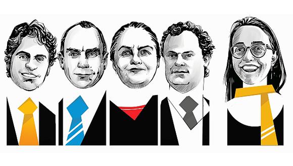 Líderes empresariales de Natura Perú, HP Inc., Danper, Intercorp y Laboratoria analizaron la importancia de innovar en el mundo de los negocios. (Ilustración: Víctor Sanjinez)