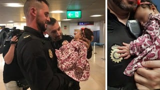 Dos oficiales de policía salvaron a una bebé recién nacida de morir atragantada