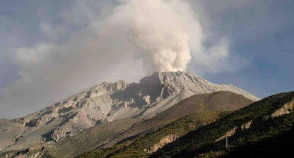 Volcán Sabancaya, en Arequipa. (Foto: Andina)
