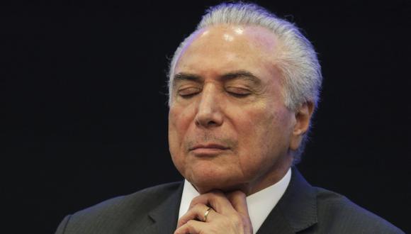 La Cámara baja de Brasil ya ha recibido alrededor de una decena de pedidos de juicio político contra Michel Temer. (Foto: AP)