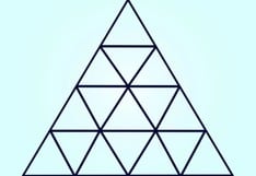 Solo alguien muy inteligente puede decir cuántos triángulos hay en la imagen