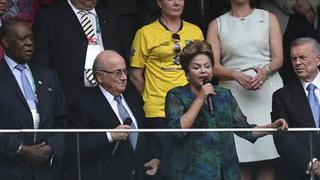 Rousseff y Blatter: comando Brasil 2014 en el ojo de la crítica popular