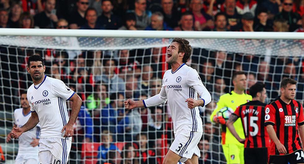 Chelsea superó sin mayores problemas al Bournemouth y se afianza en la punta de la liga inglesa. (Foto: Getty Images)