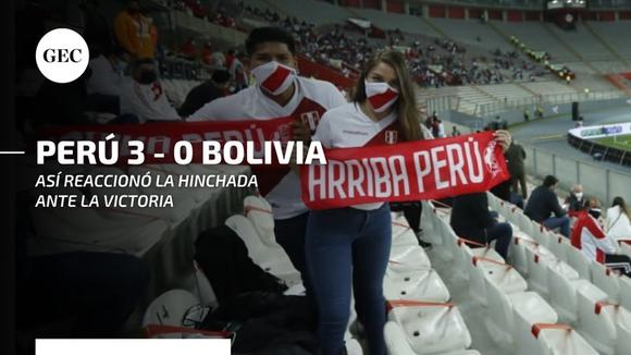 Perú 3 - 0 Bolivia:  La reacción de los hinchas a las afueras del estadio