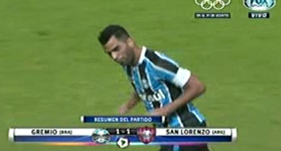 San Lorenzo y Gremio igualaron este miércoles 1-1 en Porto Alegre por Copa Libertadores. (Video: FOX Sports - YouTube)