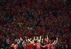Gales vs Bélgica: hinchas en Cardiff explotaron de alegría por victoria