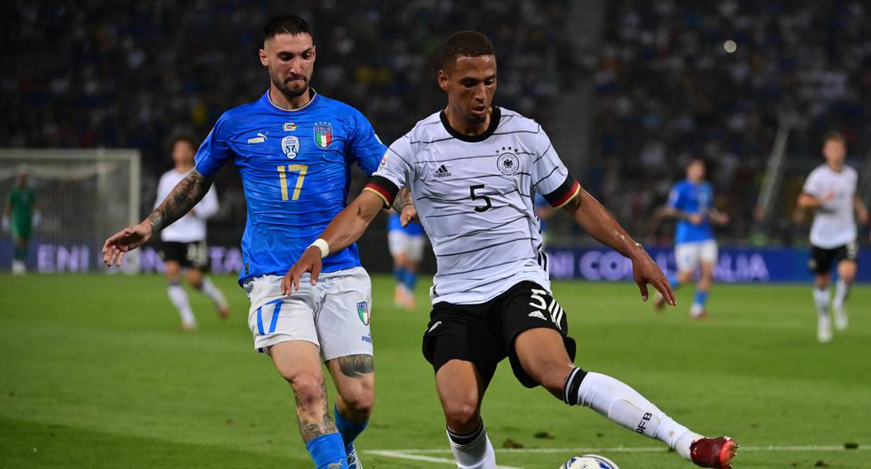 Italia y Alemania se enfrentaron por la jornada 1 de la UEFA Nations League. Fuente: AFP