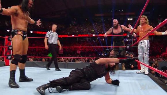 Strowman, Ziggler y McIntyre se vengan en la revancha frente a The Shield | Foto: WWE