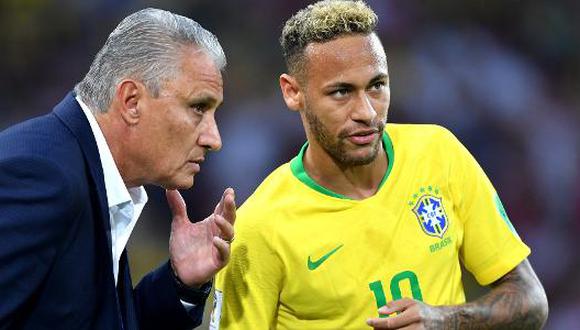 Tite, entrenador de Brasil, no considerará a Neymar en el equipo hasta que esté al 100%. En ese sentido, su presencia en la Copa América es un misterio absoluto. (Foto: EFE)