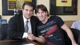 Joan Laporta sobre Messi: “Trabajaremos para que continúe en Barcelona”