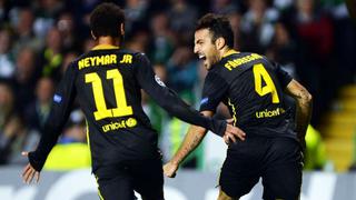 Barcelona ganó 1-0 en campo del Celtic con un Fábregas que hizo de Messi 