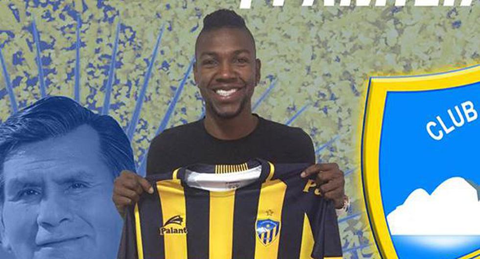 Luego de jugar el 2017 en Colombia, Robinson Aponzá vuelve a Perú para ponerse la camiseta de Sport Rosario. (Foto: Sport Rosario)