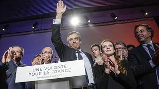 El ataque con harina contra un candidato presidencial francés