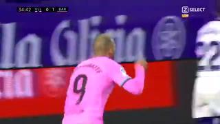 Barcelona vs. Valladolid: Braithwaite y el 2-0 tras asistencia de Sergiño Dest | VIDEO