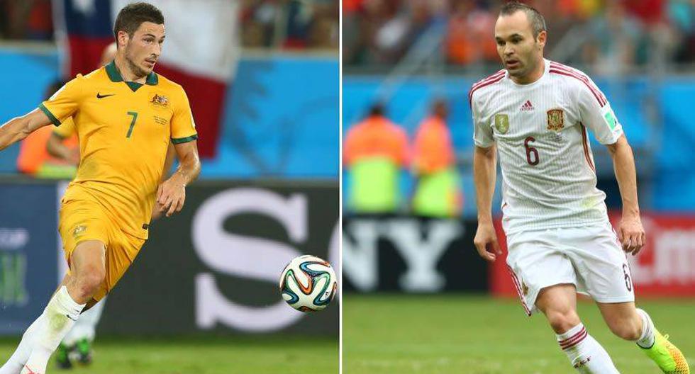 España y Australia buscan tener al menos una victoria en Brasil 2014. (Foto: Getty Images for Sony)