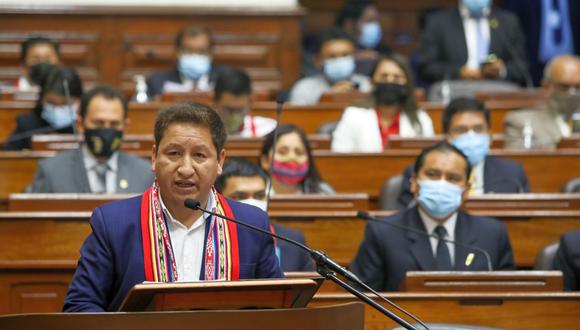 La congresista relató que ella posteriormente conversó con Bellido cuando ambos participaron en una ceremonia en Tacna. (Foto: Presidencia)