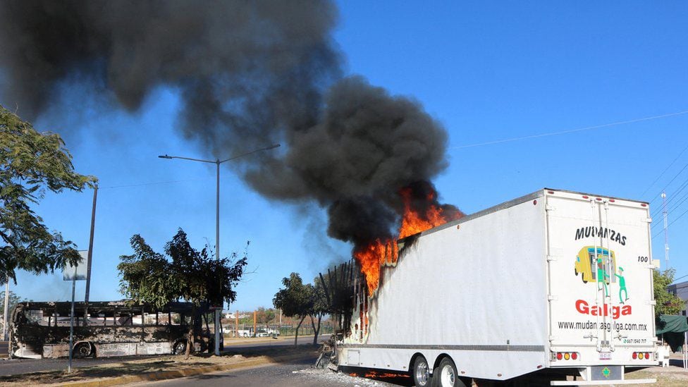 Guzmán's capture sparked blockades and clashes throughout Sinaloa.  (Reuters)
