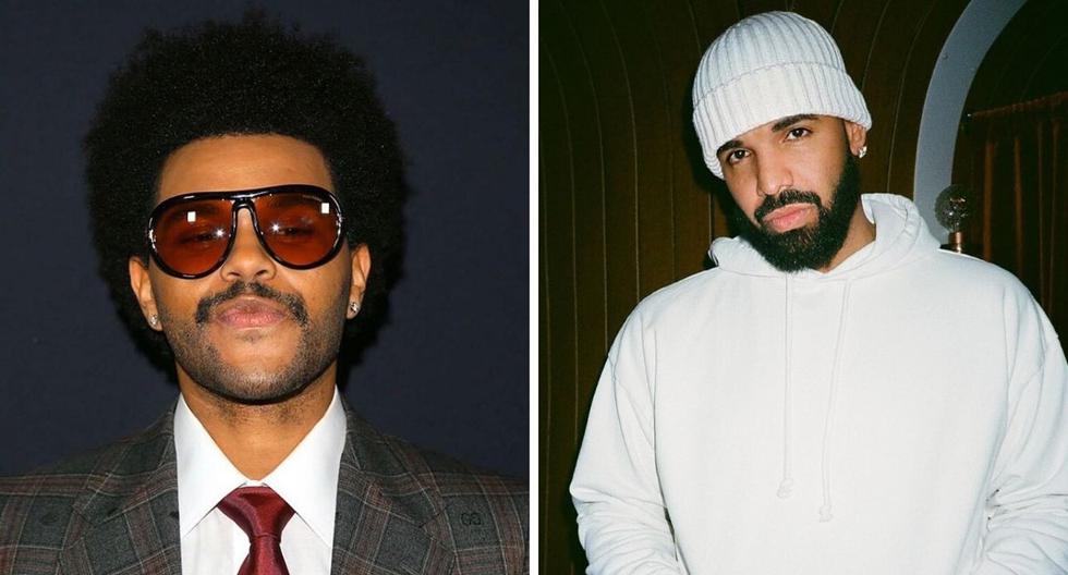 Drake y The Weeknd cumplieron el sueño del menor de "conocerlos".(@champagnepapi / @theweeknd)