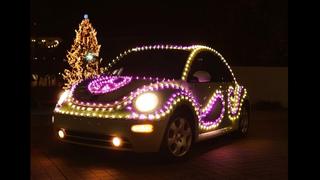 10 divertidos autos que se contagiaron de la Navidad
