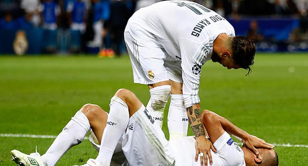 Sergio Ramos y Pepe, zagueros del Real Madrid, no se pudieron integrar a los trabajos normales del plantel pensando en la final del Mundial de Clubes ante Kashima Antlers. (Foto: Getty Images)