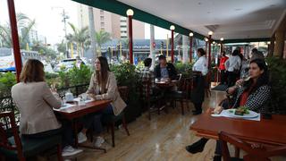 Restaurantes con más de 200 m2  podrán atender con el 100% de aforo desde este lunes 18 de octubre