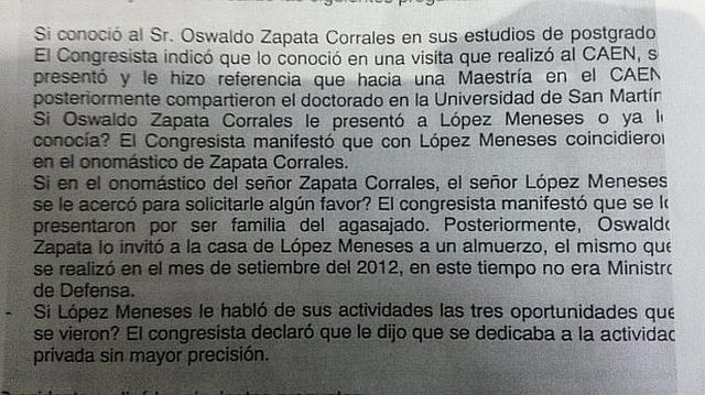 Urquizo estuvo en casa de López Meneses cuando tenía resguardo - 2
