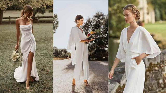 ¿Estás buscando inspiraciones de vestidos para tu boda civil? A continuación te presentamos diez hermosos modelos de vestidos, perfectos para ser usados en esta ocasión tan especial. 
(Foto: Pinterest)