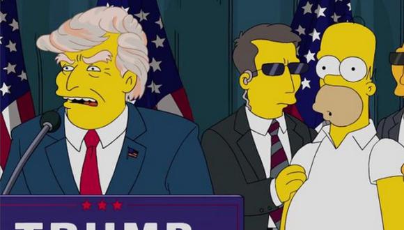 Donald Trump no se salva de las burlas de "Los Simpson" [VIDEO]