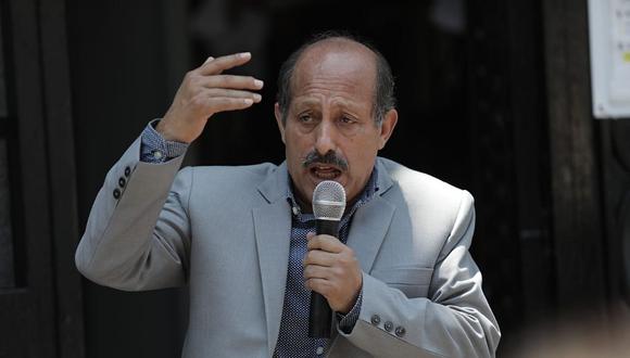 Héctor Valer negó haber tenido alguna sentencia por violencia familiar | Foto: Anthony  Niño de Guzmán / @photo.gec