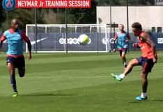YouTube: el increíble gol de Neymar en el entrenamiento del PSG