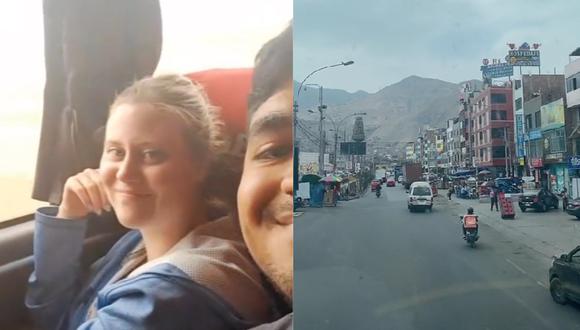TikTok Viral: la inesperada reacción de la novia suiza de un peruano tras mostrarle las casas en los cerros de Lima | Composición: @serena_y_edwin / TikTok