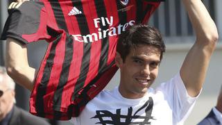 Kaká llegó a Italia para jugar por el AC Milan