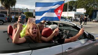 Cubanos celebraron en Miami la muerte de Fidel Castro [FOTOS]