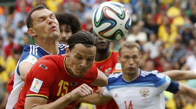 Bélgica vs. Rusia: la lucha que terminó con un gol a los 88' - 1