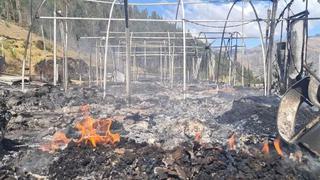 Apurímac: revelan imágenes tras atentado en campamento de Southern Copper que acabó en cenizas | VIDEO