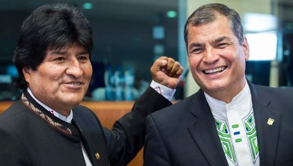 Correa sale en defensa de Evo Morales ante recientes denuncias