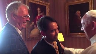 Papa Francisco se reunió con pareja gay en Washington [VIDEO]