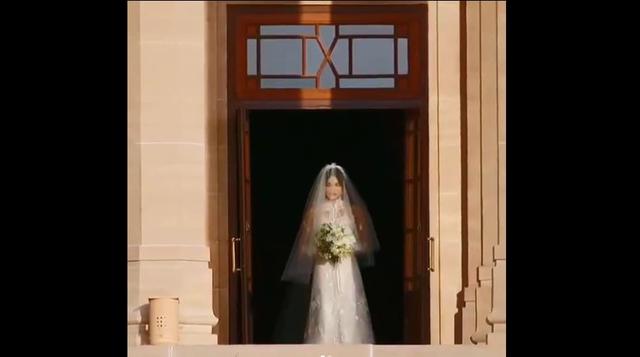 Priyanka Chopra y Nick Jonas se casaron en una boda de ensueño. El vestido de la novia fue un diseño de Ralph Lauren. El increíble velo tuvo más de 22 metros de largo. (Foto: Instagram)