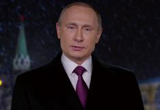 Vladimir Putin recuerda a militares rusos en Siria en mensaje de Año Nuevo