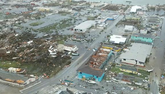 Una vista aérea muestra la devastación después del huracán Dorian en las Islas Abaco en las Bahamas. (Foto: Reuters)