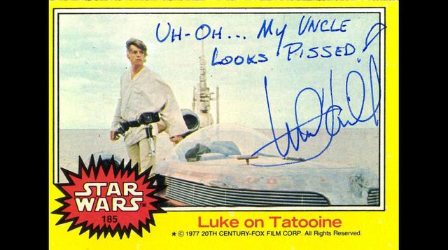 Los hilarantes autógrafos de ‘Luke Skywalker’ [FOTOS] - 7