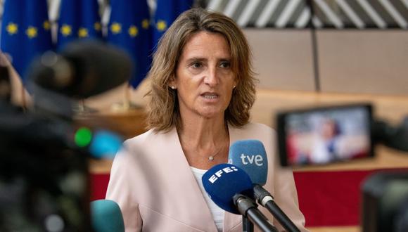 La ministra de Transición Ecológica de España, Teresa Ribera. Bloomberg