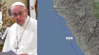 Francisco en el Perú: vuelo del Papa se adelantó una hora